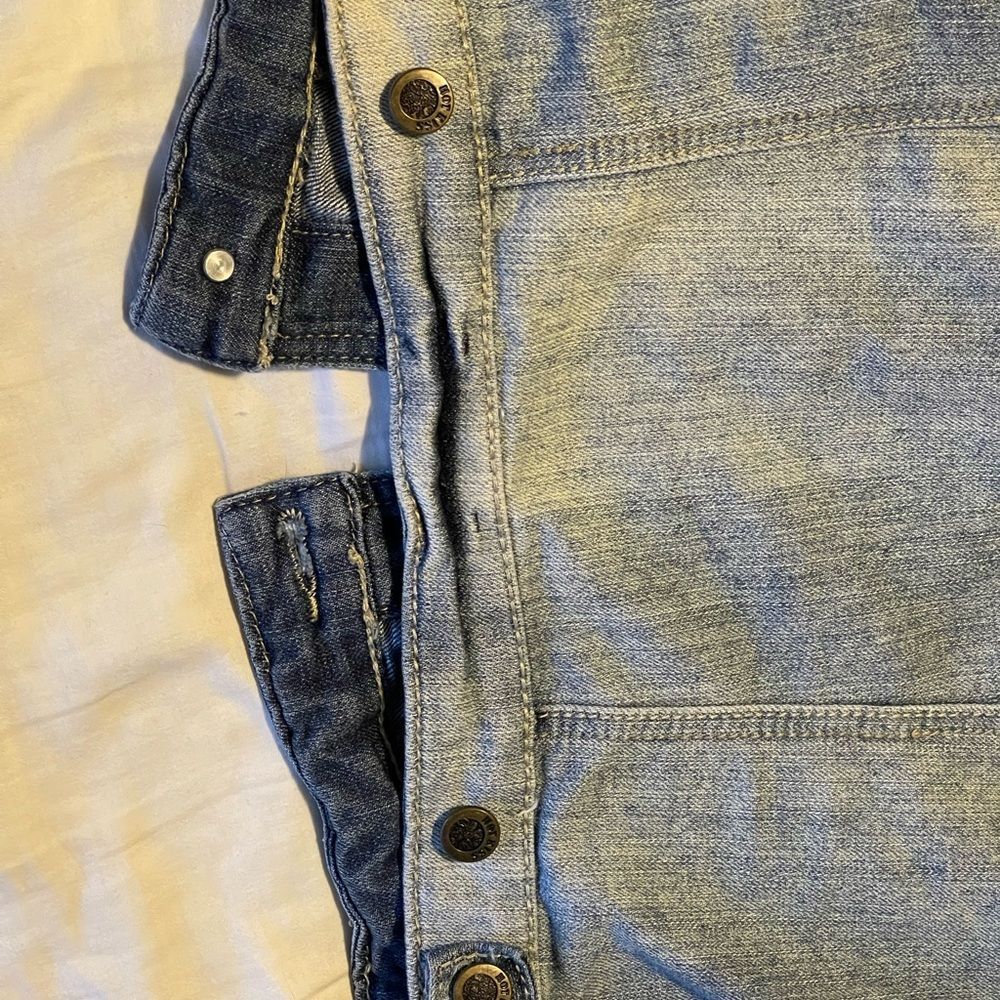 Hot Kiss Faded Blue Denim Vest - Picture 6 of 6